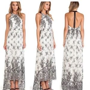 Alice  + Olivia Isla T back maxi Dress